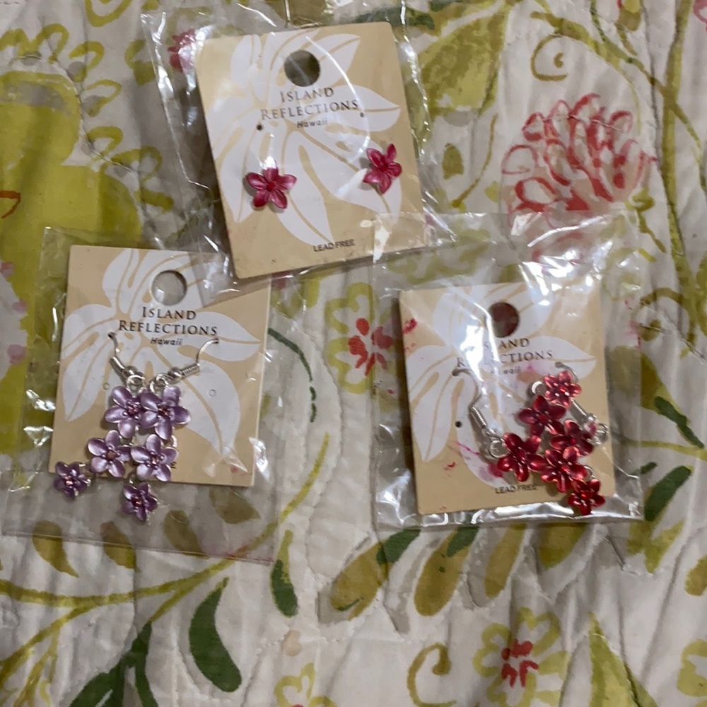 Brand new 3 pairs of earrings sold together
